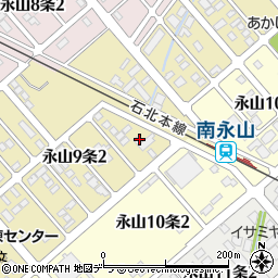 北海道旭川市永山９条2丁目2周辺の地図