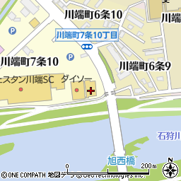 プロノ　旭川川端店周辺の地図