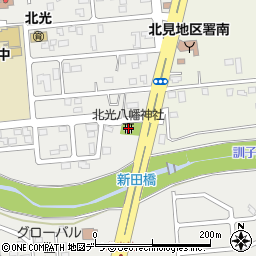 北光八幡神社周辺の地図
