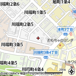 士別浄化工業株式会社　旭川営業所周辺の地図