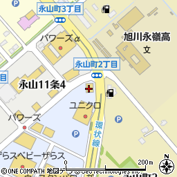 びっくりドンキー 永山店周辺の地図