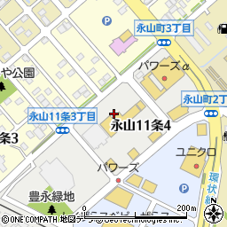 梅光軒 旭川ラーメン村店周辺の地図