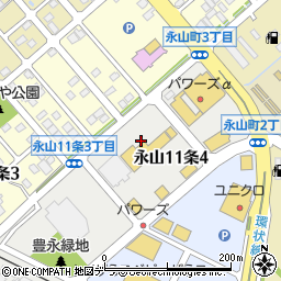 ドクターアイズ永山店周辺の地図