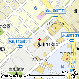 ペットショップＣｏｏ＆ＲＩＫＵ　旭川店周辺の地図
