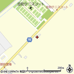 北海道旭川市神居町忠和261周辺の地図