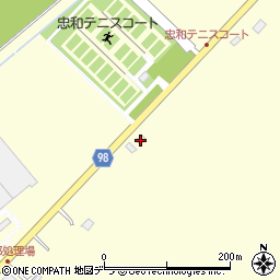 北海道旭川市神居町忠和264周辺の地図