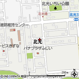 北海道北見市北光614-3周辺の地図