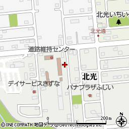 北海道北見市北光443-38周辺の地図