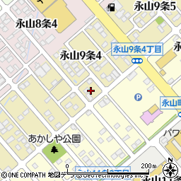 北海道旭川市永山９条4丁目9周辺の地図