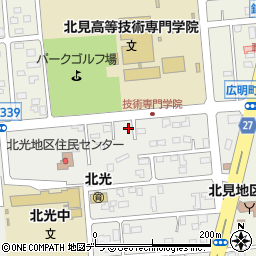 北海道北見市北光326周辺の地図