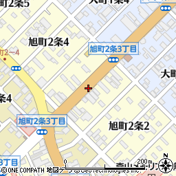 旭川キリスト教会連合　日本ナザレン教団旭川教会周辺の地図