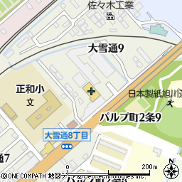 北海道マツダ旭川店周辺の地図