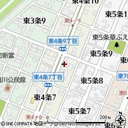 株式会社マキタ　旭川営業所周辺の地図
