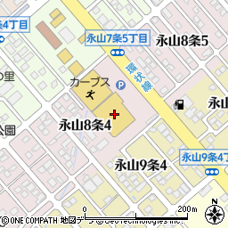 コメリハード＆グリーン永山店周辺の地図