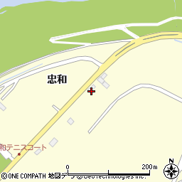 北海道旭川市神居町忠和232-18周辺の地図
