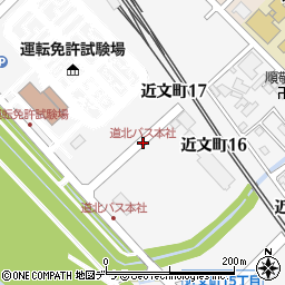 道北バス本社周辺の地図