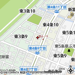 美鈴コーヒー株式会社　旭川支店周辺の地図