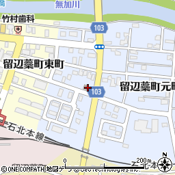 北見警察署留辺蘂交番周辺の地図