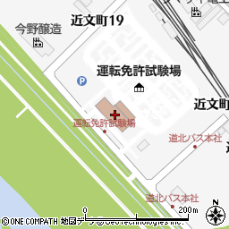 旭川運転免許試験場周辺の地図