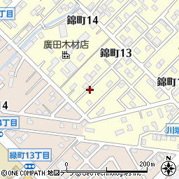 株式会社ヒラケン工業旭川営業所周辺の地図