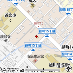 セブンイレブン旭川近文店周辺の地図