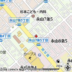 旭川信用金庫永山南支店周辺の地図