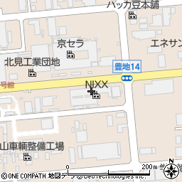 ＮＩＸＸ北海道工場周辺の地図