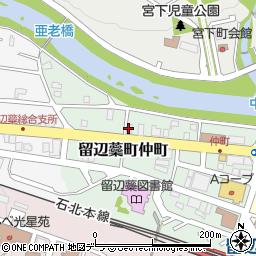 湯浅理容院周辺の地図