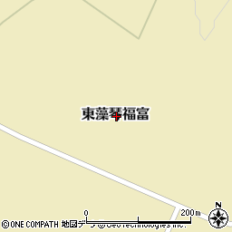 北海道網走郡大空町東藻琴福富周辺の地図