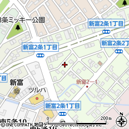 新富壱番館周辺の地図