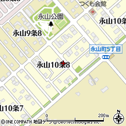 北海道旭川市永山１０条周辺の地図