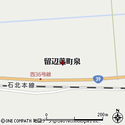 〒091-0011 北海道北見市留辺蘂町泉の地図