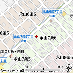 ＤＺマート　永山７条店周辺の地図