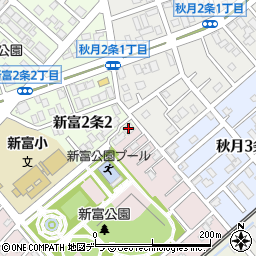 グレース新富Ａ周辺の地図