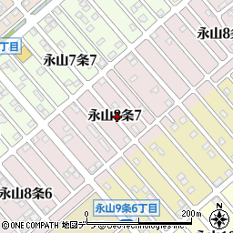 北海道旭川市永山８条7丁目周辺の地図