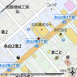 北北海道ダイハツ販売旭川店周辺の地図