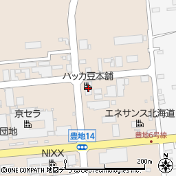 ハッカ豆本舗周辺の地図