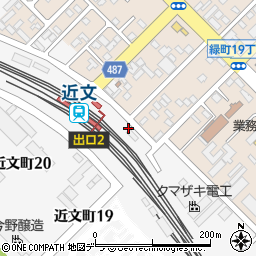 北海道旭川市近文町19丁目4061周辺の地図