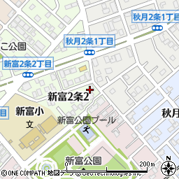 千香園 新富店周辺の地図