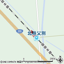 北秩父別駅周辺の地図