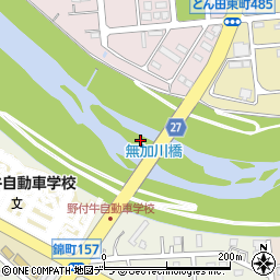 無加川橋周辺の地図