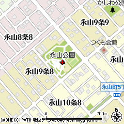 永山公園周辺の地図