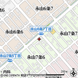 永山南郵便局周辺の地図