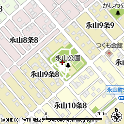 北海道旭川市永山９条周辺の地図