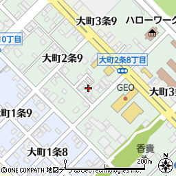 北海道旭川市大町２条周辺の地図
