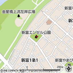 北海道旭川市新富１条2丁目11周辺の地図