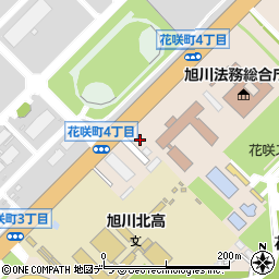旭川地方検察庁周辺の地図