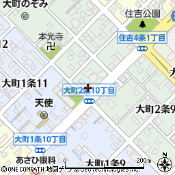 セブンイレブン旭川大町店周辺の地図