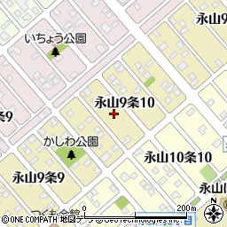 北海道旭川市永山９条10丁目2周辺の地図