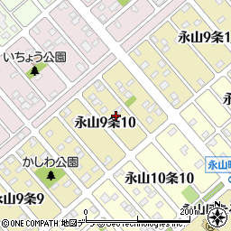 北海道旭川市永山９条10丁目3周辺の地図